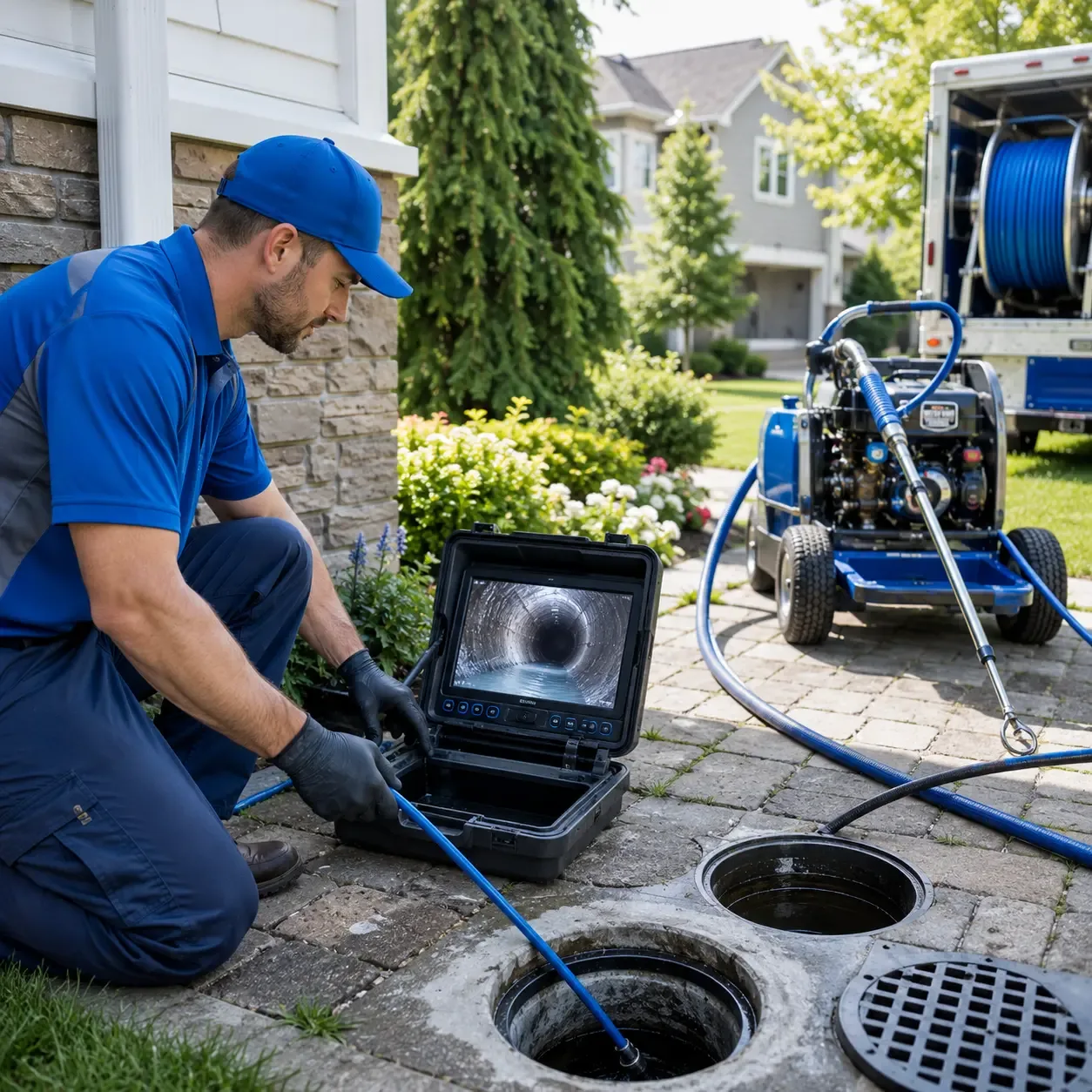 Outdoor drain cleaning professionals serving Clayton, IN